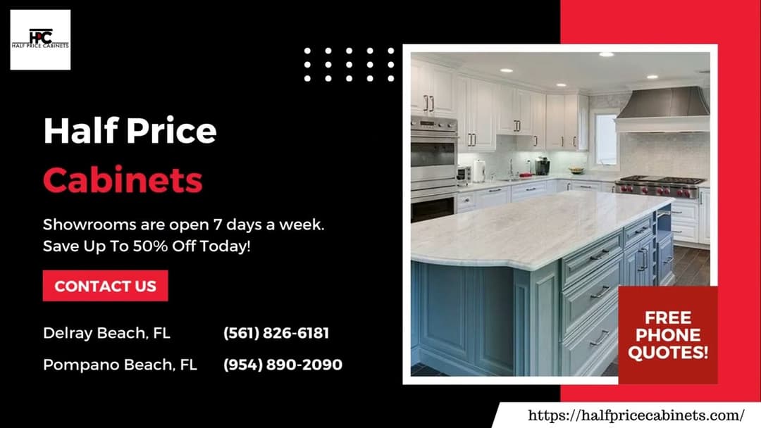 Kitchen Cabinets in Lighthouse Point, Florida | Half Price Cabinets | (954) 800-5551