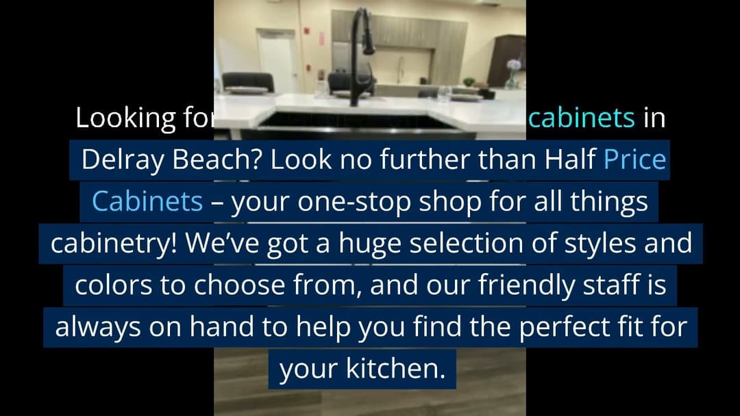 Kitchen Cabinets Delray Beach | (561) 430-4867