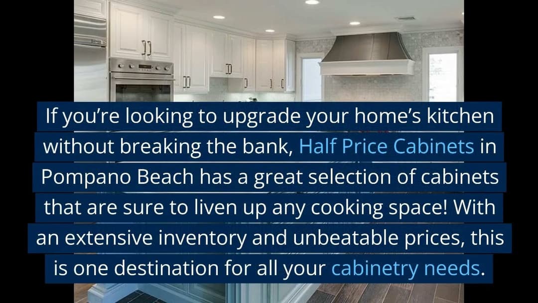 Kitchen Cabinets Pompano Beach | (561) 430-4867